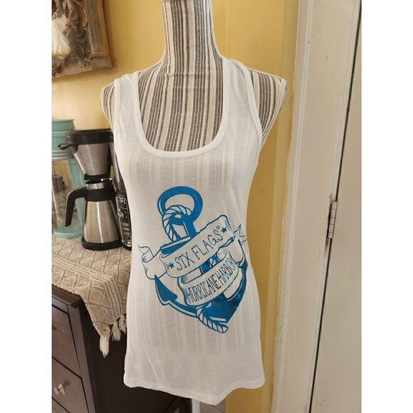 Six flags Hurricane harbor tank top women's size xl - Picture 4 of 5
